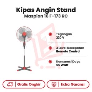 Kipas Angin Stand Maspion 16 F-173 RC