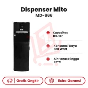 Dispenser Galon Bawah Mito MD-666 Low Watt