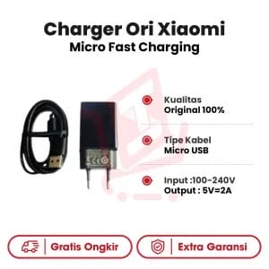 Charger Ori Xiaomi Micro Fast Charging