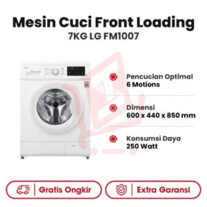 Mesin Cuci Front Loading 7 KG LG FM1007