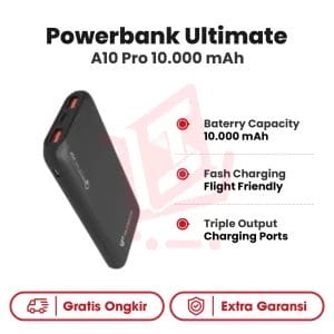 Powerbank Ultimate A10 Pro 10.000 mAh