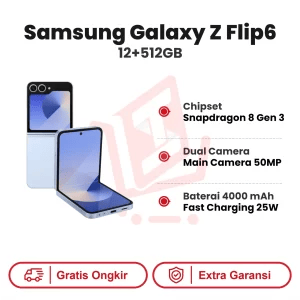 Samsung Galaxy Z Flip6 12+512GB Garansi Resmi