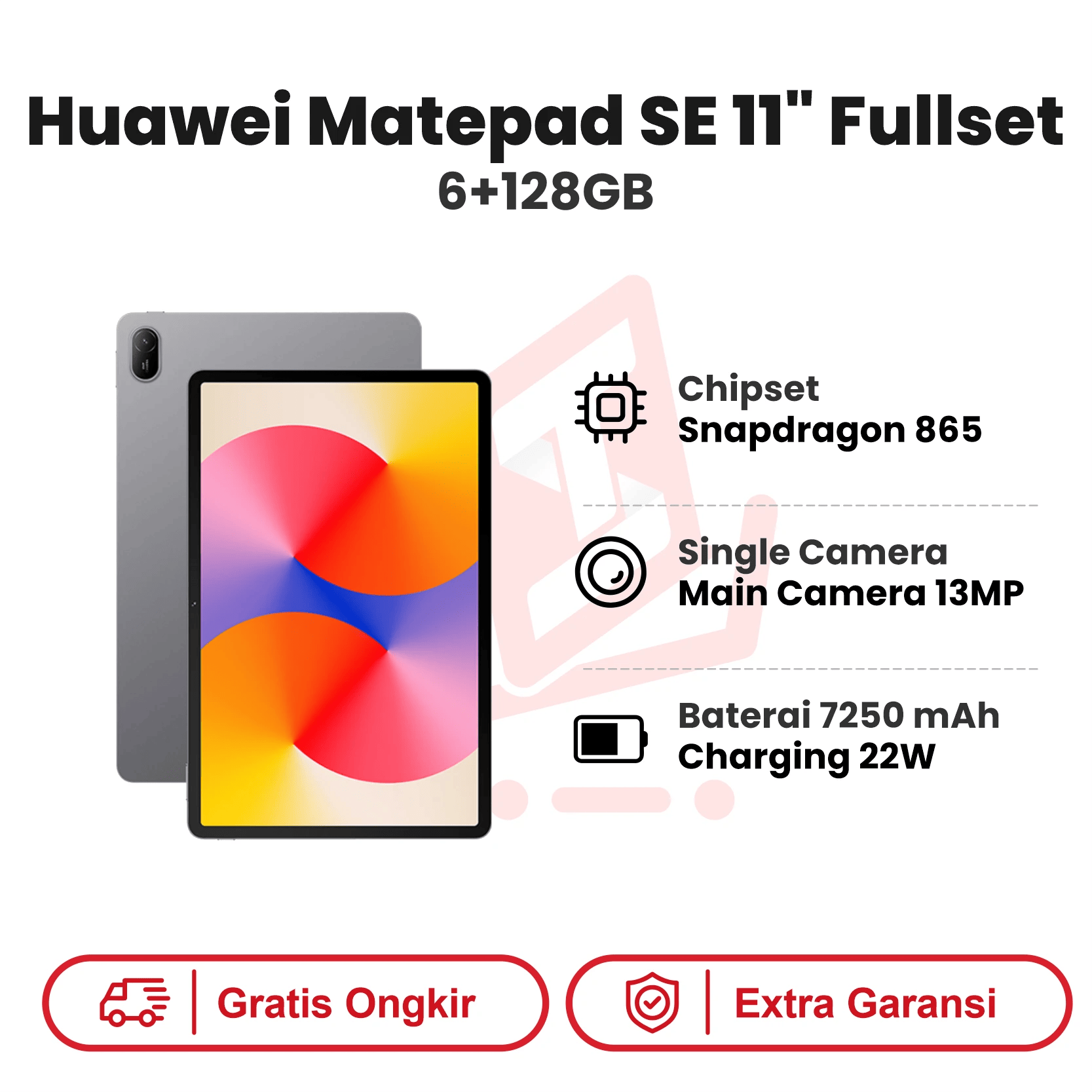 Huawei Matepad SE 11" 6+128GB Garansi Resmi