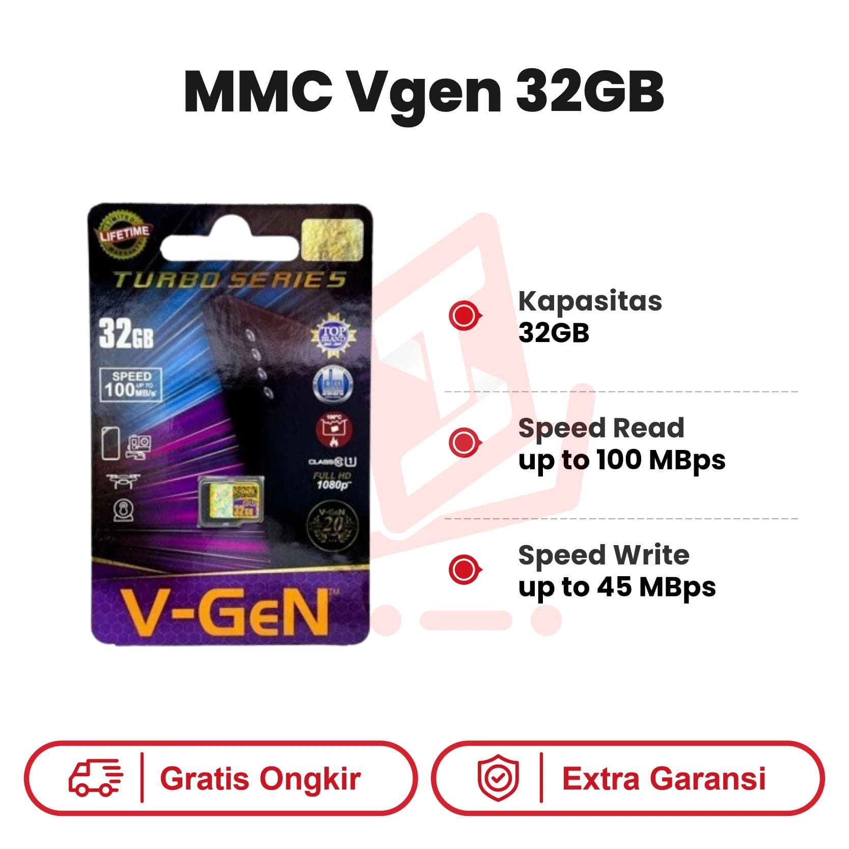 MMC Vgen 32GB Turbo Series