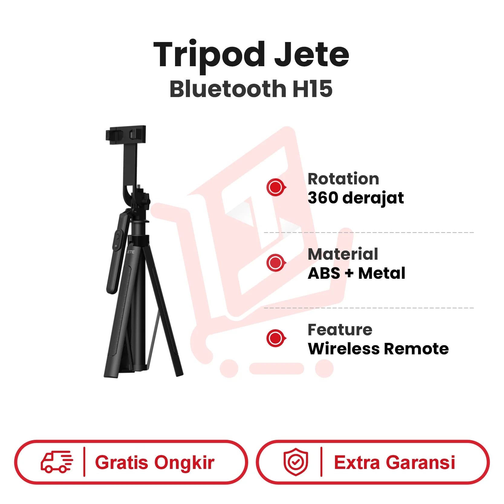 Tripod Jete Bluetooth H15