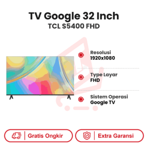 TV Google 32` TCL S5400 FHD