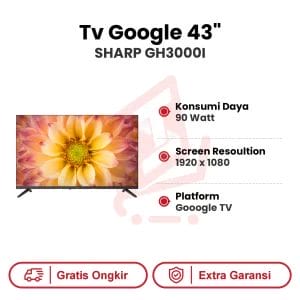 Tv Google 43' SHARP GH3000I