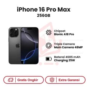 iPhone 16 Pro Max 256GB Garansi Resmi