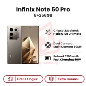 Infinix Note 50 Pro 8+256GB Garansi Resmi