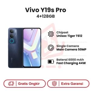 Vivo Y19s Pro 4+128GB Garansi Resmi
