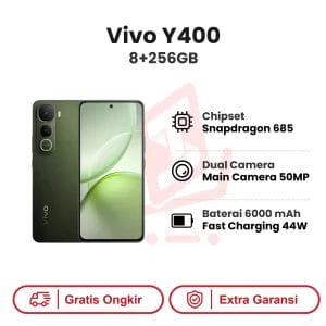 Vivo Y400 8+256GB Garansi Resmi