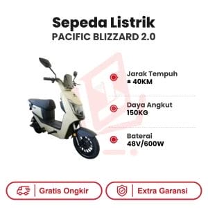 Sepeda Listrik Pacific Blizzard 2.0 Lithium
