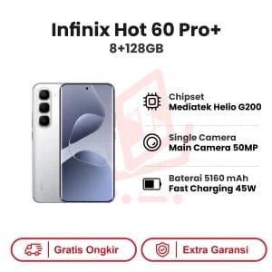 Infinix Hot 60 Pro+ 8+128GB Garansi Resmi