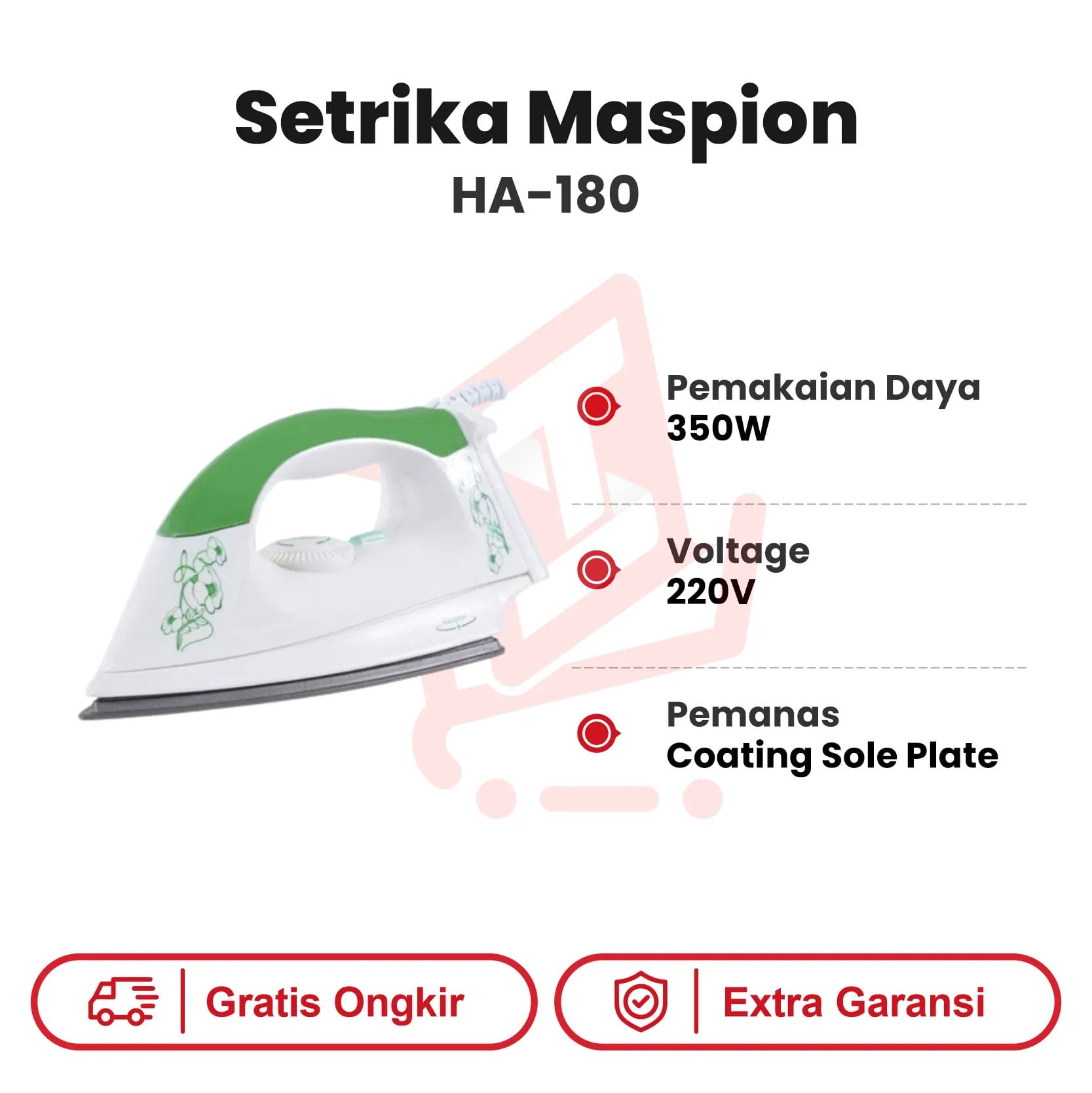 Setrika Maspion HA-180