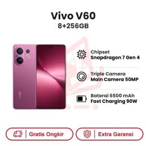 Vivo V60 8+256GB Garansi Resmi