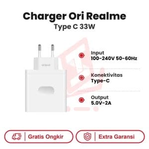 Charger Ori Realme TYPE C 33W