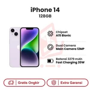 iPhone 14 128GB Garansi Resmi