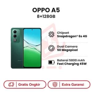 Oppo A5 8+128GB Garansi Resmi