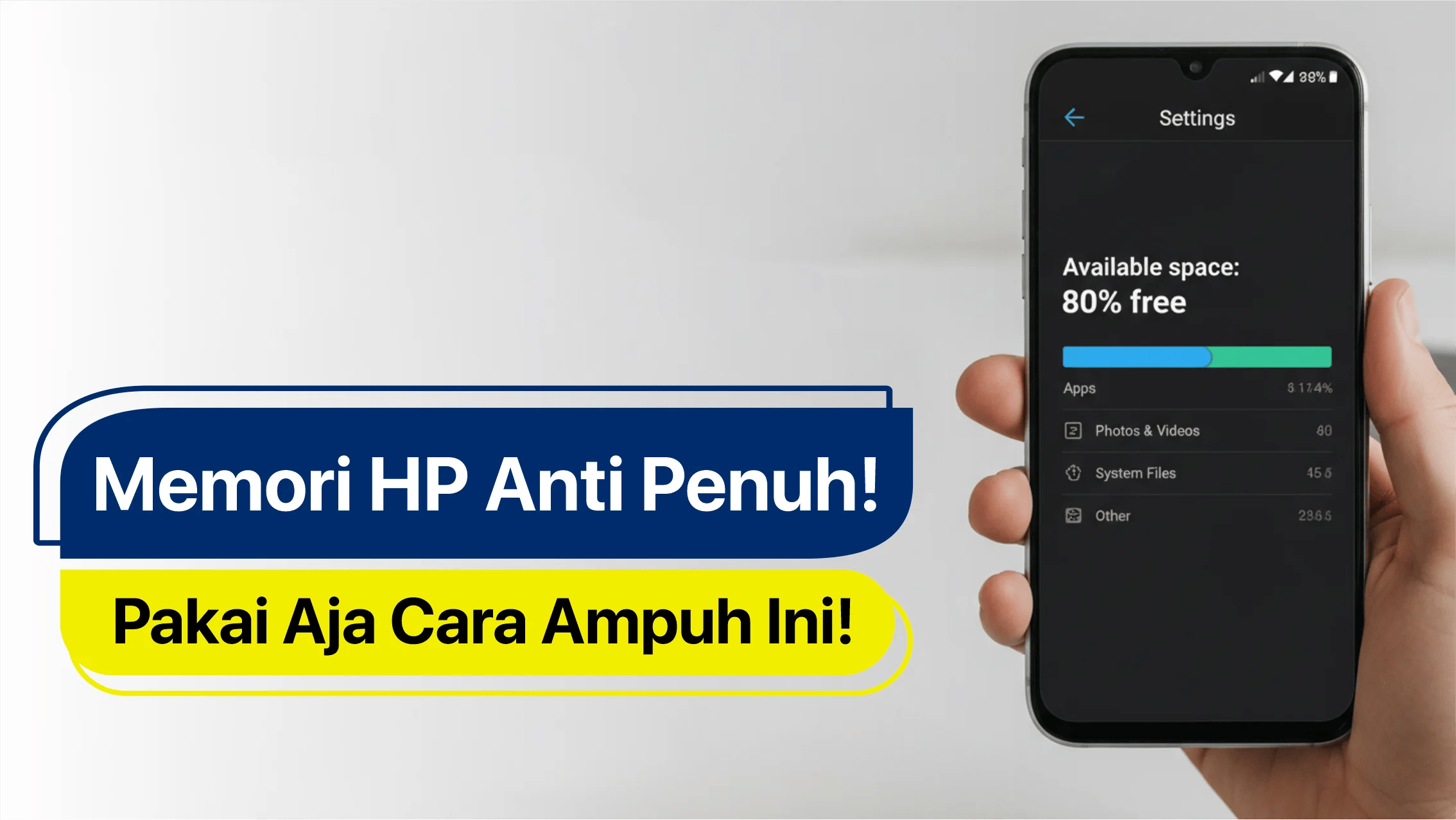 Stop Panik! Ini Cara Mengatasi Memori HP Penuh Tergampang!
